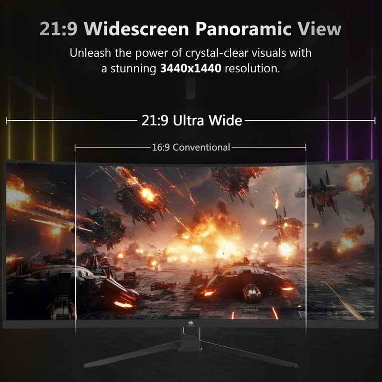 Z-EDGE UG34 34-inch Gaming Monitor 165Hz 1ms 3440x1440 21:9 Z-EDGE UG34 34-inch Gaming Monitor 165Hz 1ms 3440x1440 21:9