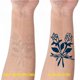 thumbnail image 3 of Etiquetas Engomadas Del Tatuaje 2 piezas 3D tatuaje de dibujos animados diseño creativo arte pegatinas Kit para fiesta (E) Likrtyny Libre de BPA, 3 of 4