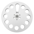 thumbnail image 2 of Open Reel Sound Tape, Empty Tape Reel 7 Inch Multiple Holes  for Reel To Reel Tape Player Silver, 2 of 7