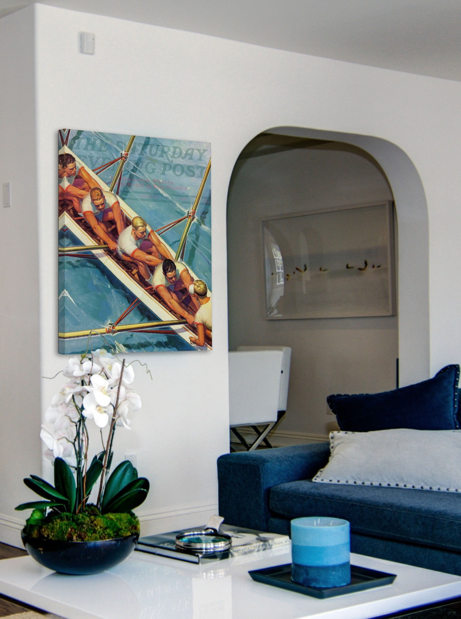 Marmont Hill Scullers by Michael Dolas Painting Print on Canvas