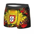 thumbnail image 4 of Portugal Map Flag Underwear Men Stretch Boxer Briefs Shorts Panties Soft Underpants For Male, 4 of 7