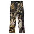 thumbnail image 3 of Bendy And The Ink Machine Mens Pajama Pants Microfleece Pajama Bottoms Sleepwear PJ Sleep & Lounge Pants, 3 of 7