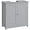 Grey, variant on NALYL Pedestal Sink Storage Cabinet, Vanity Base Cabinet, Under Sink Bathroom Cabinet with U-Shape Cut-Out and Adjustable Internal Shelf,