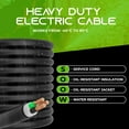 thumbnail image 3 of GearIT 12/3 12 AWG Portable Power Cable (25 Feet - 3 Conductor) SOOW 600V 12 Gauge Electric Wire for Motor Leads, Portable lights, Battery Chargers, Stage Lights and Machinery -25ft Electrical Cord, 3 of 7