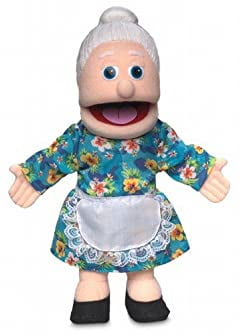 Marioneta De Mano Sierra De 40 Cm Con Ropa Extraíble | Títere De Tela Suave Con Boca Y Brazos Móviles | Accesorio Para Teatro Infantil Y Juegos De Rol