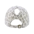 thumbnail image 4 of Infinity Her HATTIE Women's Garment-Washed Fashion Print Cap-Snow Leopard, 4 of 4