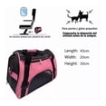thumbnail image 3 of Bolsa de Viaje Portátil BLOSOOM para MASCOTAS color rosa, 3 of 4