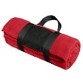 thumbnail image 2 of Port Authority® Fleece Blanket with Carrying Strap. BP20 True Red OSFA, 2 of 2