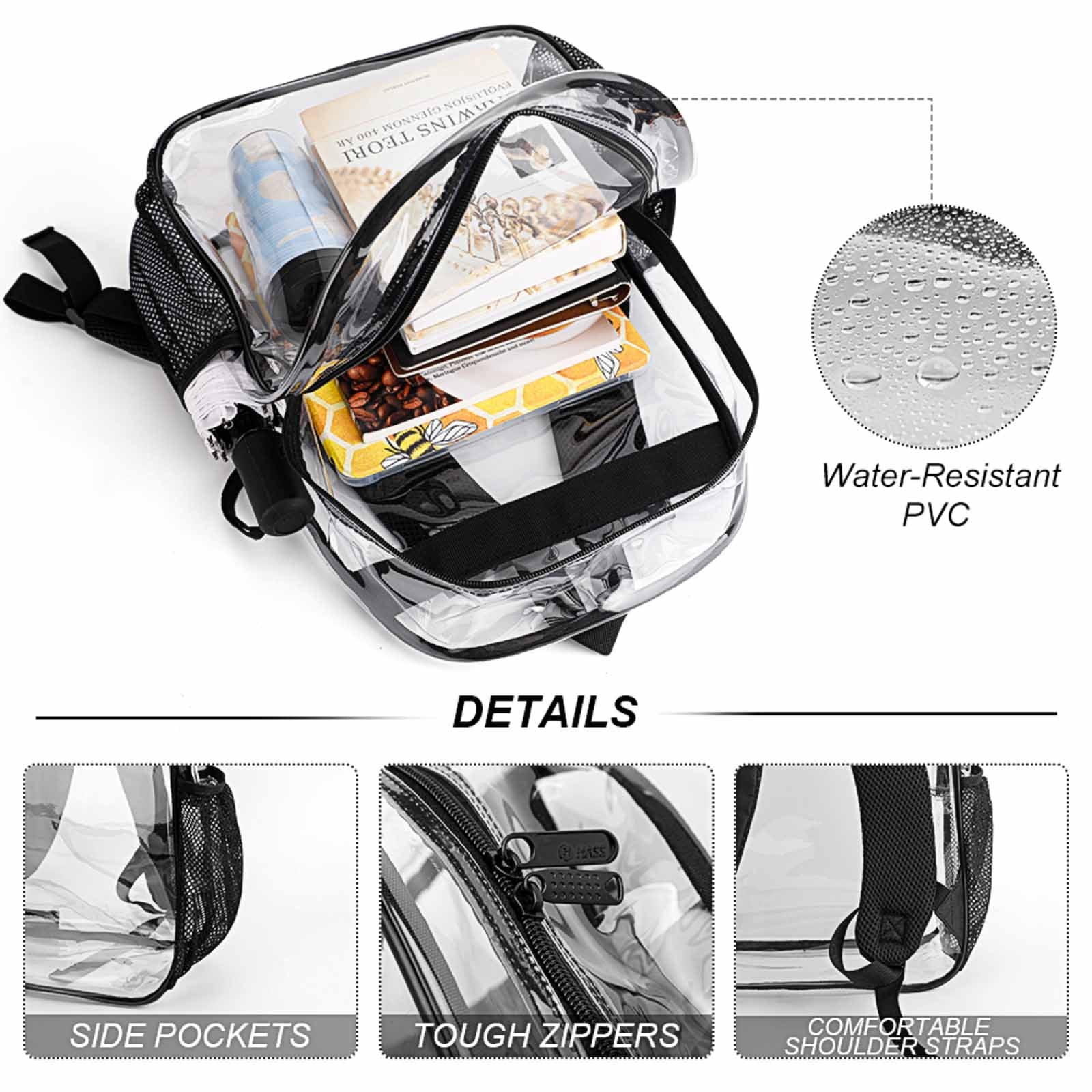 Adventure Time Jake Clear Backpack Adventure Time - Jake Mini Backpack | Elbenwald main image 4