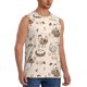 thumbnail image 2 of Balery Retro Rooster Camisetas sin mangas para hombre, absorbe la humedad y protege contra el mal olor.-3X-Large, 2 of 7