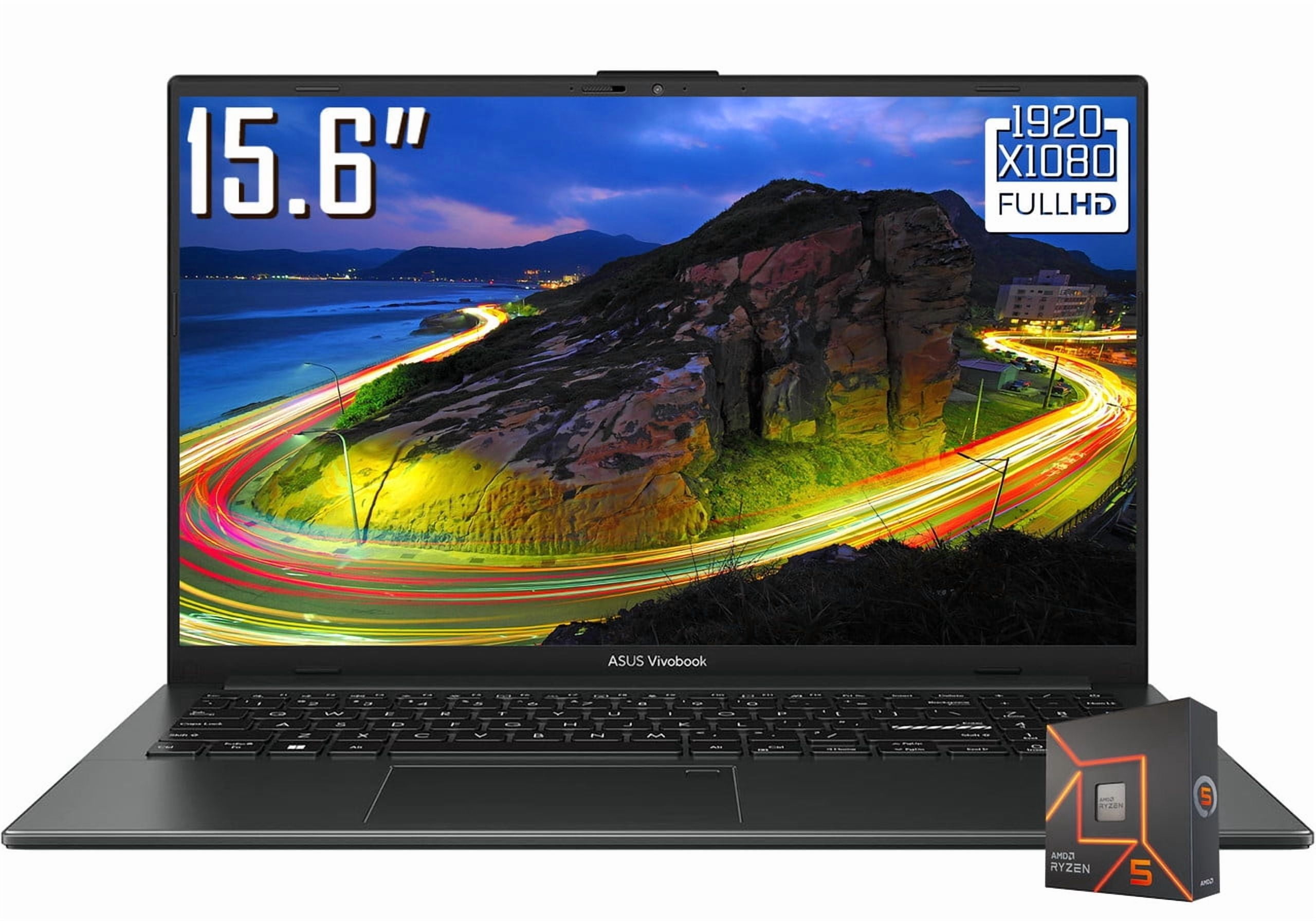 ASUS VivoBook F510QA 15.6” WideView FHD Laptop, AMD Quad Core A12