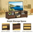 thumbnail image 4 of GVN TV Stand Entertainment Media Center Console for TV's up to 60 Inch with Drawers Walnut-Walnut, 4 of 10