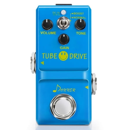 Donner Tube Drive Overdrive Guitar Effect Pedal Super (Best Guitar Overdrive Pedals 2019)