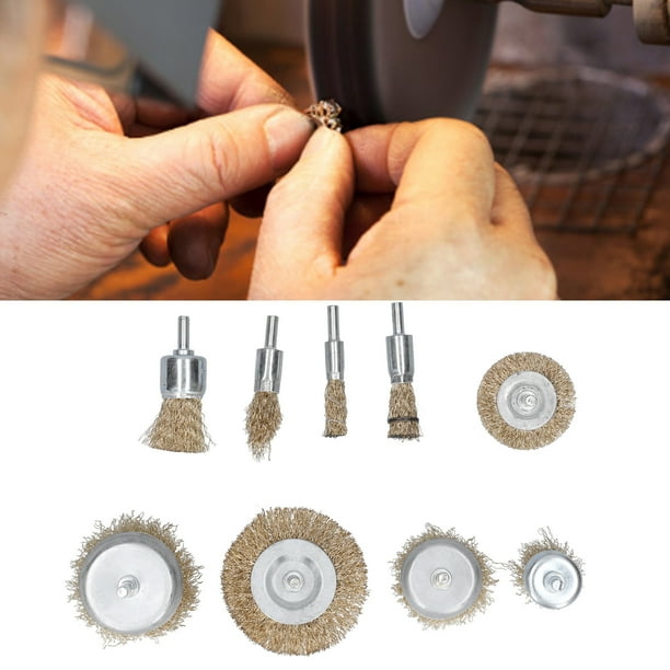 Wire Wheel Drill Bits 9Pcs Wire Wheel Drill Polishing Wire Wheel Steel Wire Brushes Convenient Use