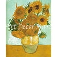 thumbnail image 1 of Still Life Vase With Twelve Sunflower - CANVAS OR FINE PRINT WALL ART, 1 of 1
