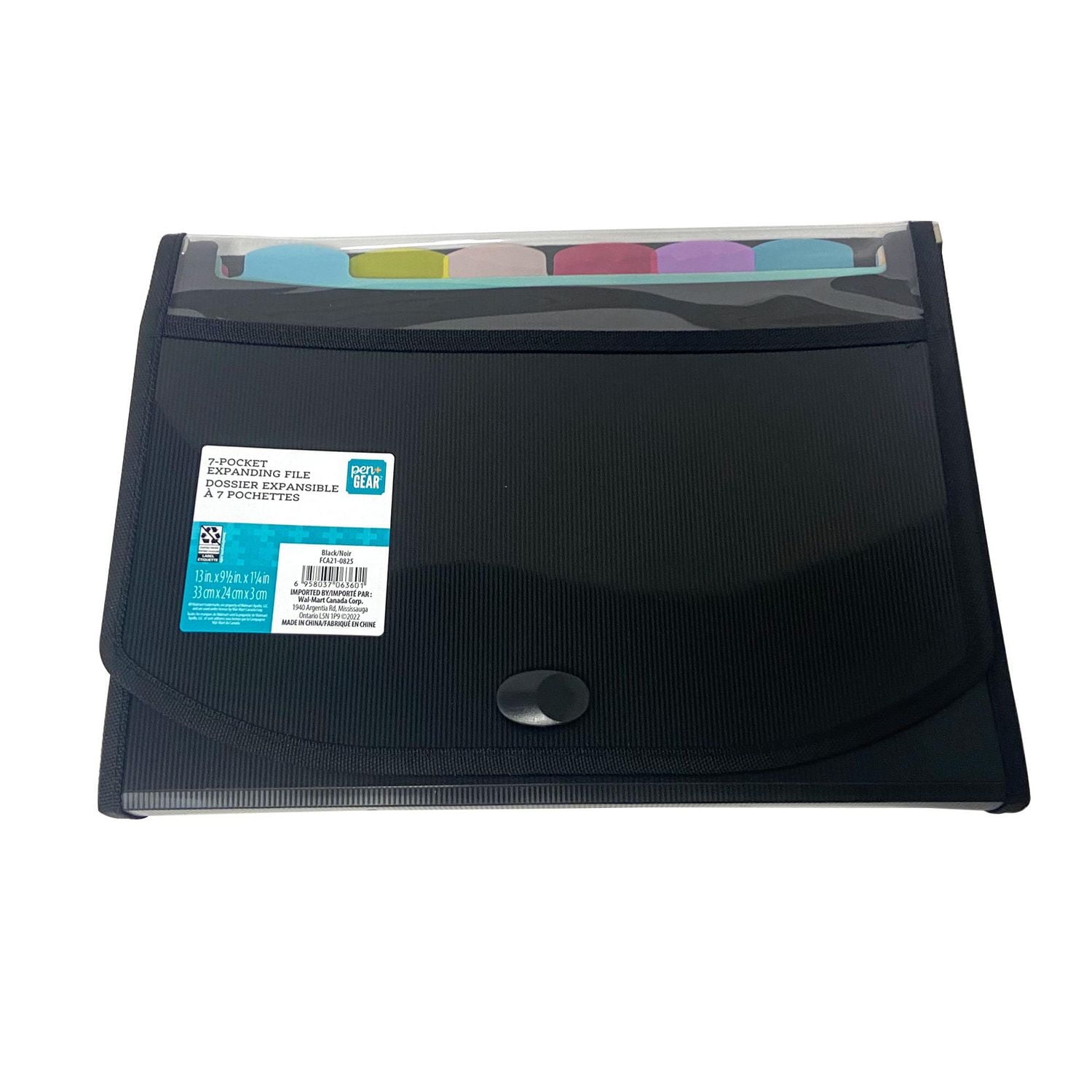 PEN+GEAR 7 PKT EXPANDING FILE, Size : 13  inch