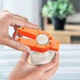 thumbnail image 4 of 3 Pcs Multifunctional Kitchen Bottle Opener and Can Opener, Water Bottle Opener Ergonomic Lid Seal Remover for Weak Hands, Elderly (Orange)-Good, 4 of 5