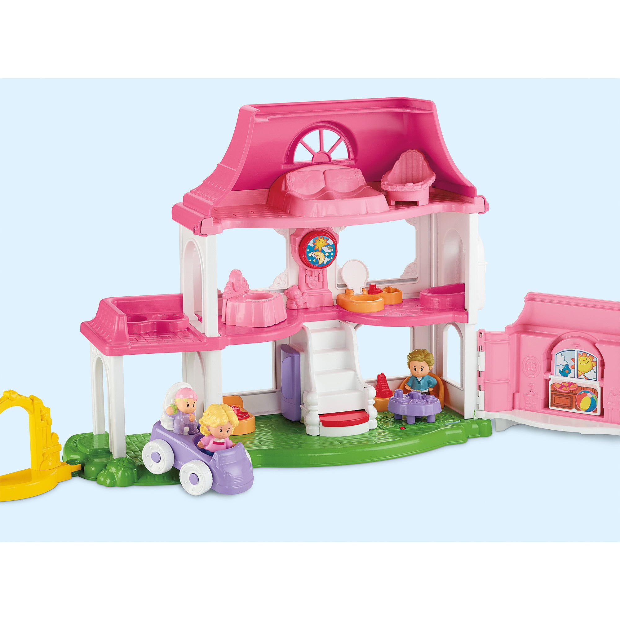 Fisher Price Little People Happy Sounds Home Play Set Walmart