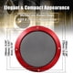 thumbnail image 4 of Coche Metal Audio Altavoz Parrilla Cubierta Malla Woofer Rejilla rojo 6,5 pulgadas, 4 of 6