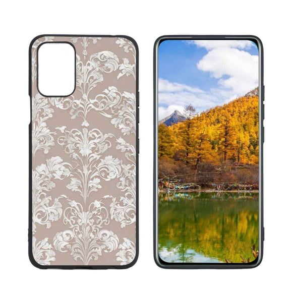 Art-Nouveau-6 Phone Case, Degined for LG Q52 Case Men Women, Flexible Silicone Shockproof Case for LG Q52