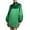 Green, variant on Long Sleeve Dress for Women Fashion Mock Neck Satin Silk Cocktail Short Dress Elegant Plus Size Wedding Guest Dresses S-5XL