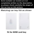 thumbnail image 2 of Key Fob Cover Compatible with Fit for BMW 5 Series 535LE 530LI New 3 Series X7 IX3 8 Series X5 Digital Key Card Case Metal Frame Silicone Remote Keychain Case Holder Protector, 2 of 8