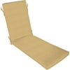 Solid Sesame Chaise Lounge Cushion