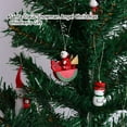 thumbnail image 2 of Bewildely Adorno de Navidad hogar DIY decoración colgante Santa Claus muñeco de nieve colgante de árbol de Navidad adornos de Festival Kits de decoración para fiestas, 2 of 6