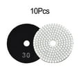 thumbnail image 1 of Polishing For Pads 4Inch Wet/Dry Granite Concrete Marble Glass Stone Sanding 30Grit, 1 of 10
