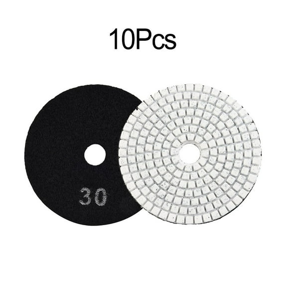 Polishing For Pads 4Inch Wet/Dry Granite Concrete Marble Glass Stone Sanding 30Grit