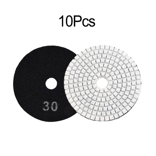 Polishing For Pads 4Inch Wet/Dry Granite Concrete Marble Glass Stone Sanding 30Grit