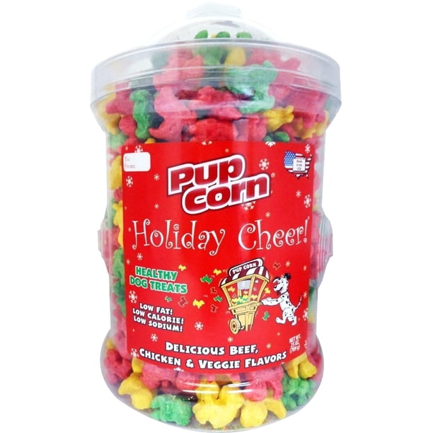 Pup Corn Holiday Cheer Dog Treat