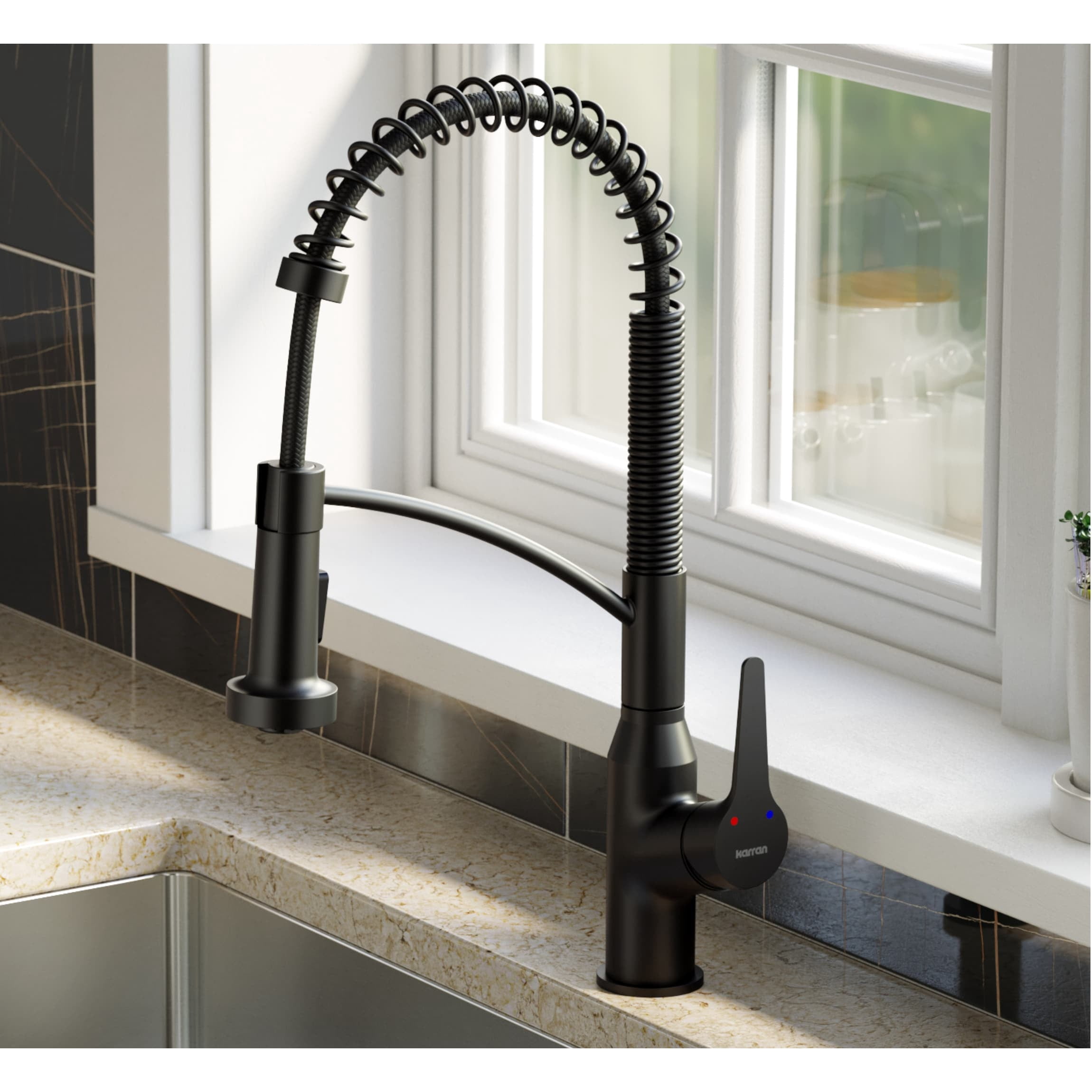 Karran Usa KKF210SD35C Scottsdale 1.8 GPM Single Hole Kitchen Faucet - Chrome