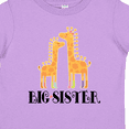 thumbnail image 4 of Inktastic Big Sister Announcement Girls Giraffe Girls Toddler T-Shirt, 4 of 5