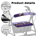 thumbnail image 5 of HELLHERO Halloween Theme Backrest Covers Removable and Washable for Elderly Adults Dust Proof Rollator Walker Seat Back Cover for Seniors Men Women, 5 of 7
