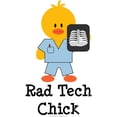 thumbnail image 2 of CafePress - Rad Tech Chick -  Round Wood Ornament 4", 2 of 2