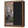 thumbnail image 1 of Ropero Closet Madesa Dallas Plus 2 Puertas Corredizas con Espejo 4 Cajones MN, 1 of 5