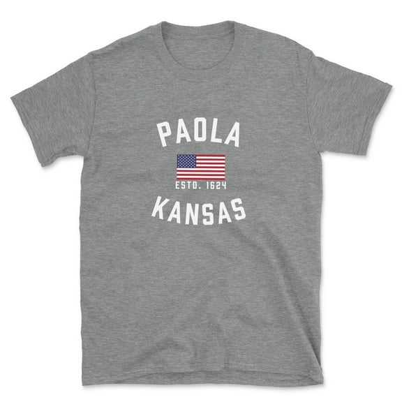 Paola Kansas Patriot Men's Cotton T-Shirt
