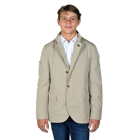 Hickey Freeman Navy - Hickey Freeman Men's Mahogany Collection Dean Jacket Tan Large