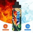 thumbnail image 6 of Animated My Hero Academia Sports Insulated Water Bottles Kettle Stainless Steel Portable Cup18OZ For Travel Gym School, 6 of 8