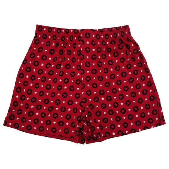So 4th Mens Red Fourth of July Star Print Underwear Boxers Boxer Shorts Medium