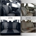 thumbnail image 5 of coverdream RAV4 Hybrid Seat Covers Custom Fit for 2019-2024 2025 Toyota RAV4 Hybrid (Not for XSE/SE/Plug-in Hybrid) - Leather Auto Seat Covers( Full Set,Black/Gray), 5 of 11