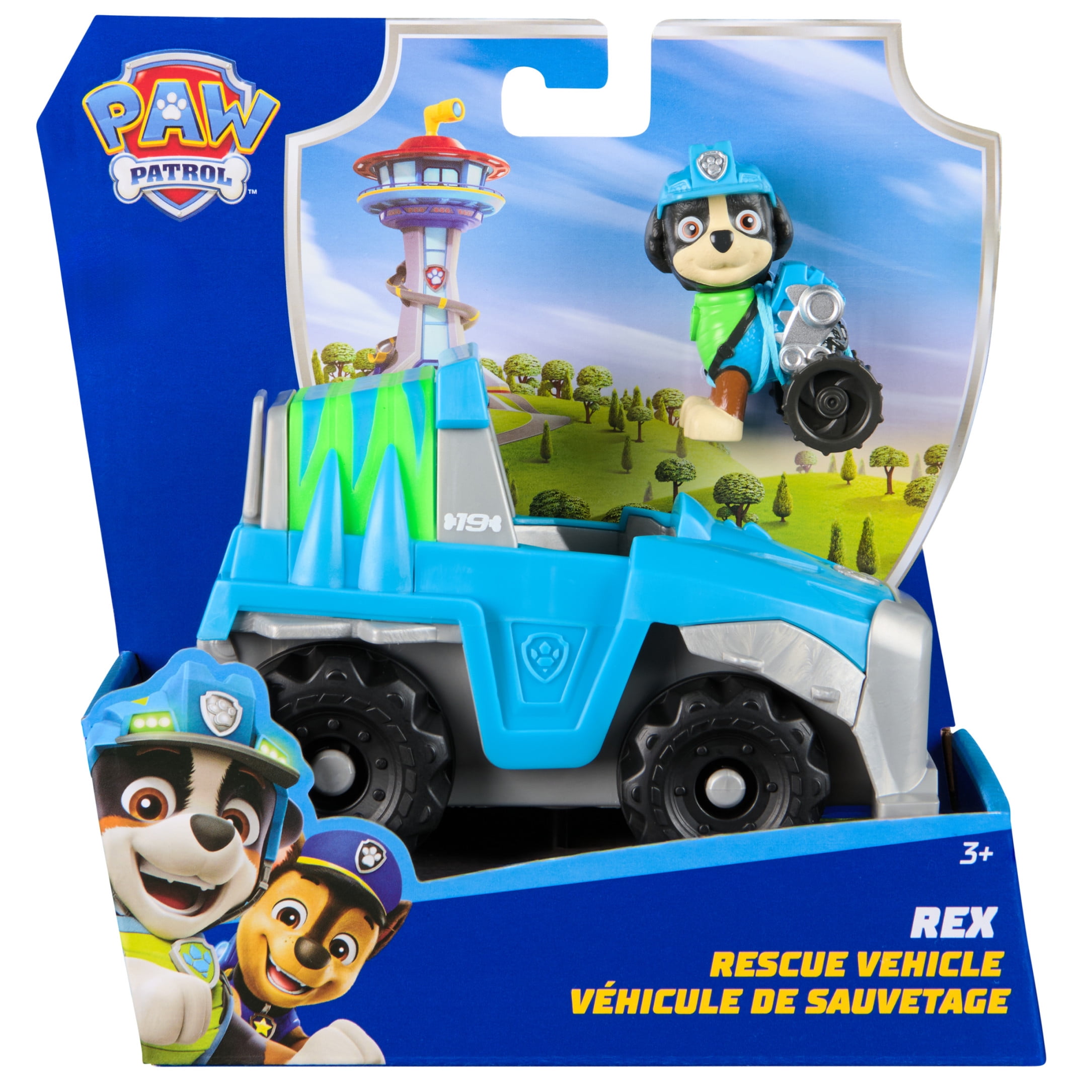 Plush Rex Paw Patrol Juguetes PAW Patrol Dino Rescue Truck Rex