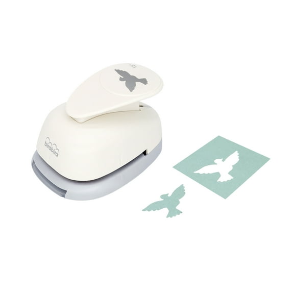 Bira Craft 1.5 inch Dove 2 Shape Lever Action Craft Punch for Paper Crafting Scrapbooking Cards Arts