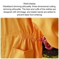 thumbnail image 4 of Matsuzay Traje de apicultor de ropa de apicultura de cuerpo completo de algodón ligero y portátil amarillo Jardín y Patio amarillo l, 4 of 6