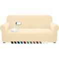 thumbnail image 2 of Waterproof Sofa Cover Non-Slip High Stretch 1 Piece Water Repellent Couch Slipcover with Elastic Straps, Washable Sofa Protector Four Seasons Universal, 2 of 5