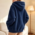 thumbnail image 6 of Christmas Reindeer Pet Carrier Hoodie, Teddy Dog Pocket Sweatshirt with Head Window for Women, 6 of 7
