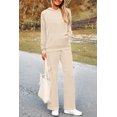 thumbnail image 3 of Conjunto Coordinado PRETTYGARDEN Sudadera con Capucha Beige Pequeña, 3 of 8
