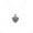 Rose, variant on Pure Elegance Heart Shape Full Pave Blue Sapphire Gemstones 925 Sterling Silver 14K Yellow Gold Over Women Pendant Necklace