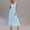 Light Blue Dresses for Women, variant on Blczomt Dresses for Women Formal Summer Party A Line Blue Tiered Mesh Square Neck Women's Clothing